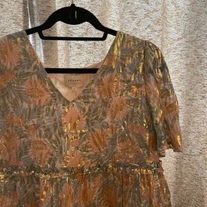 SEZANE dress - robe laureline jungle printaniere - US 6